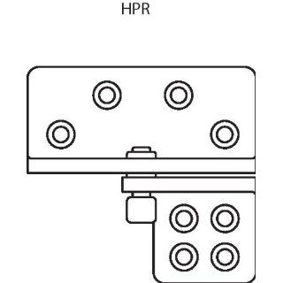 Don Jo HRP 2 Steel Hinge Reinforcing Pivot, Satin Chrome Plated, 1/2" Offset, 4" x 4" Hinge Size (Pack of 10) Hardware Hinges
