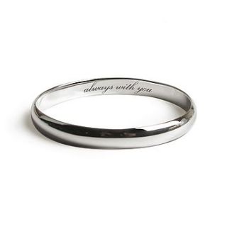 guardian angel wing bangle by tales from the earth