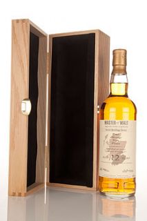 personalised 12 year old lowland malt by master of malt