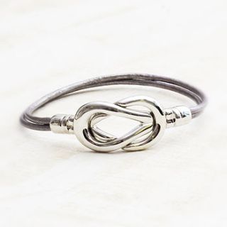 infinity knot personalised bracelet by bloom boutique