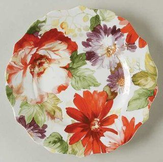 222 Fifth (PTS) Natural Curiosities Salad Plate, Fine China Dinnerware Kitchen & Dining