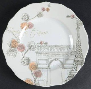 222 Fifth (PTS) Lissome Salad Plate, Fine China Dinnerware Kitchen & Dining