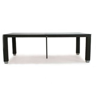 Patio Heaven Signature Dining Table Rectangular with Tempered Glass