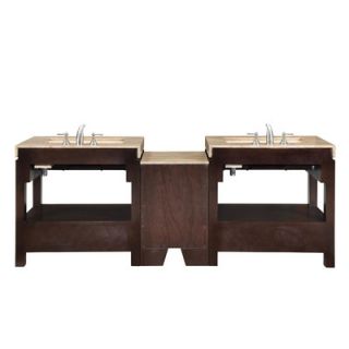 Silkroad Exclusive Chester 92 Double Bathroom Vanity Set