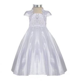 First Communion Dress or Flower Girl Dress 2 Pc Set (Size 6 to 10) Clothing