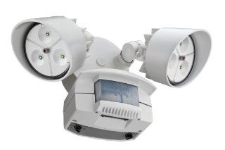 Lithonia OFLR 6LC 120 MO WH LED Outdoor Floodlight 2 Light Motion Sensor, White   Flood Lighting  