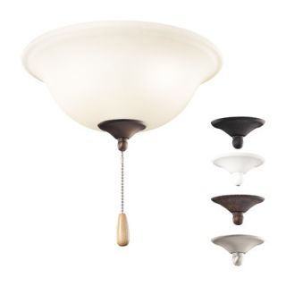 Minka Aire Two Light Crystal Cut Detail Universal Ceiling Fan Light