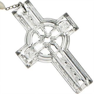 Waterford Celtic Rosary Beads w/ Crystal Cross