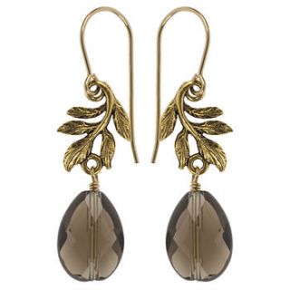 belle epoque spray earrings by yarwood white