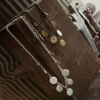 short disc charms necklace by tutti&co