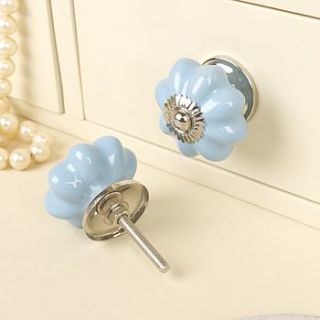 vintage blue drawer knob by dibor