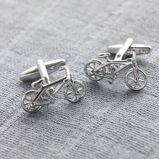 bicycle cufflinks by chapel cards