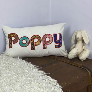 personalised cushion by poppy valentine