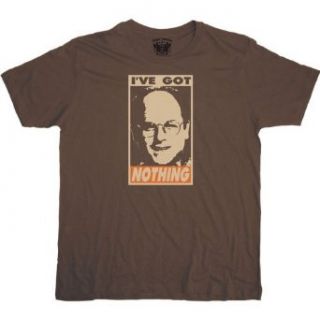 Seinfeld George Costanza I've Got Nothing Men's T Shirt, XX Large Clothing