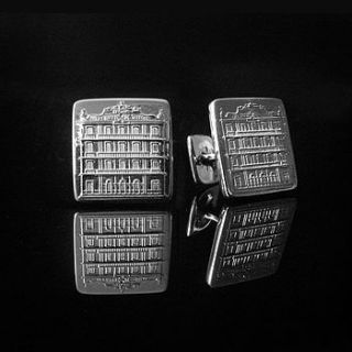 partagas cigar factory silver cufflinks by tales from the earth