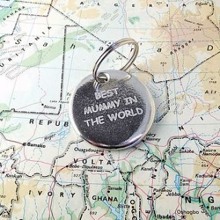 'best mummy' keyring by multiply design