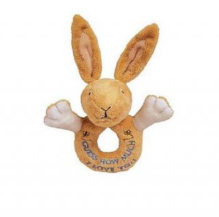 nut brown hare ring rattle by cocoa bean