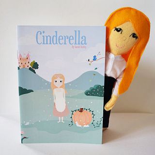 cinderella storybook doll craft kit by sarah hurley designs