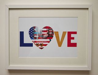 love new york heart print by clareisaacs design
