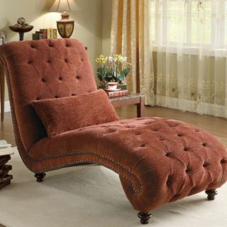 Chenille Chaise Lounge