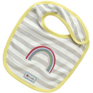 rainbow classic bib by piccalilly