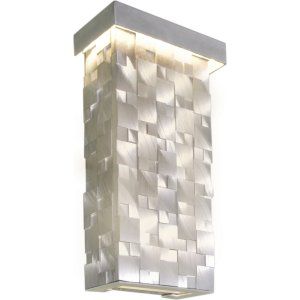 Maxim MAX 88283AL Brushed Aluminum Mosaic LED Wall Sconce