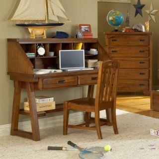 American Woodcrafters Heartland Computer Desk and Hutch 1800 343