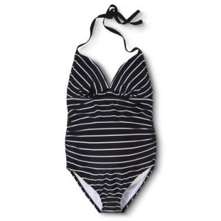 Liz Lange for Target Maternity One Piece Swimsuit   Black/White M