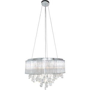 ET2 Lighting ET2 E22295 18PC Polished Chrome Gala 10 Light Pendant