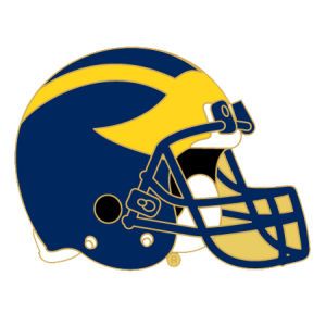 Michigan Wolverines AMINCO INC. Helmet Pin