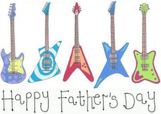 keep rocking father's day card by lottie lane