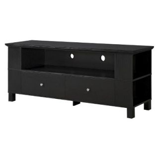 Tv Stand Walker Edison Media Storage Console with Drawer   Black