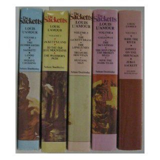 The Sacketts (5 Volumes) LOUIS L'AMOUR Books