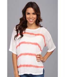 525 america Tie Dye S/S Tee Womens T Shirt (Orange)