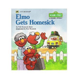 Elmo Gets Homesick (Sesame Street/a Growing Up Book) Tish Sommers Rabe, Tom Brannon 9780307120335 Books