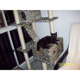 GoPetClub Cat Tree Toy Condo Scratcher Post Pet Furniture F2038 