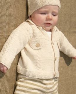 handmade organic cotton baby denim jacket by stella james