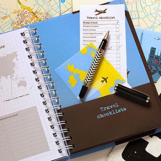 travel planner by mac and ninny paper company