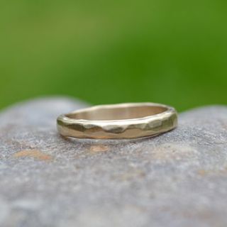 handmade gold wedding ring by muriel & lily