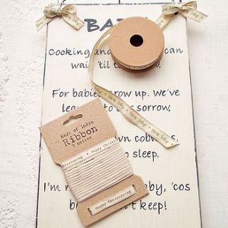 personalised new baby vintage sign by potting shed designs