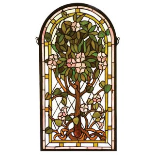 Meyda Tiffany Victorian Tiffany Floral Nouveau Arched Tree of Life