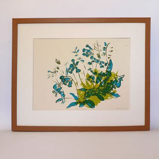 flower patch print by mintprint