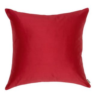 plain large silk cushion by fabiia