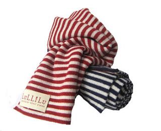 pure cashmere breton scarves by lullilu