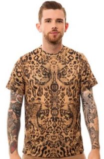 Waimea Men's Cheetah Tee Large Khaki at  Mens Clothing store Fashion T Shirts