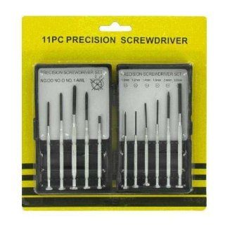11 Pcs Precision Screwdriver Set   Phillips And Flat Head Drivers in Box Cell Phones & Accessories