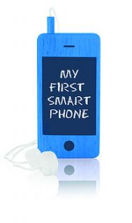 my first wooden smart phone by harmony at home children's eco boutique