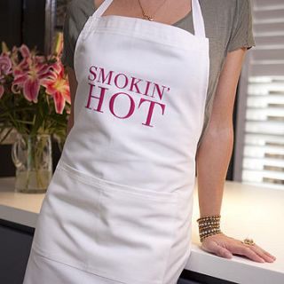 smokin' hot apron by scarlett willow ltd