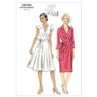 Vogue Patterns V8784 Misses Dress, Size E5 (14 16 18 20 22)