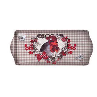 robin tea time tray by the rose shack